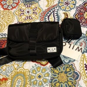 WILO Black Belt Bag/Crossbody Bag